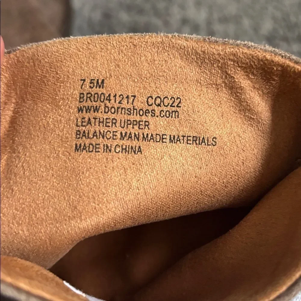 Born distressed tan